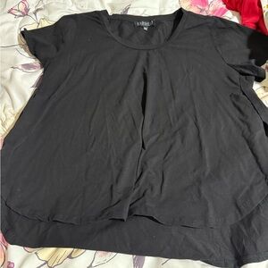 Eloquii Black Short Sleeve Tee